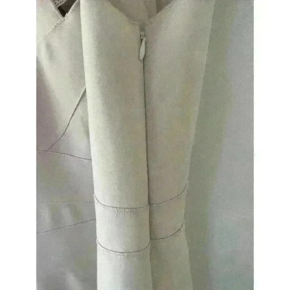 HALSTON HERITAGE BLUSH PINK NUDE BODYCON DRESS 6 NEW - Picture 7 of 7